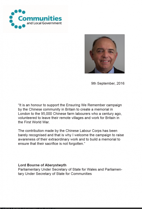CLC Lord Bourne Message